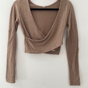 Alo Yoga Amelia Wrap Top